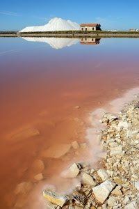 acqua, riflesso, casa, sale, bianco, cielo, salina, mare, lago, rosso, riflessi
