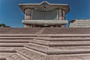 scalinata, scala, gradini, cielo, altare, scale, scalini, chiesa, croce, marmo, monumento, prospettiva