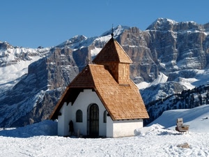 neve, chiesa, montagna, inverno, bianco, chiesetta, montagne, panchina