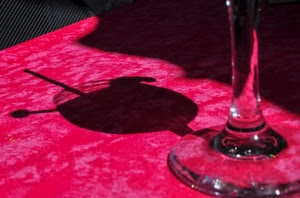 ombra, bicchiere, vetro, rosso, tovaglia, calice, cannuccia
