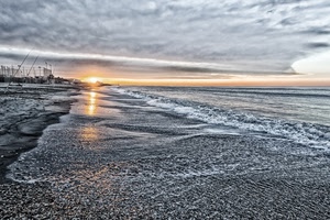nuvole, mare, sole, tramonto, spiaggia, onde, alba, acqua, riflesso, cielo, schiuma, sabbia, canne, pesca