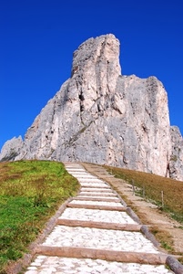 montagna, gradini, erba, cielo, sentiero, scalinata, scala, roccia, vetta, strada, rocce, prato, salita