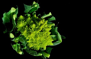 verde, foglie, verdura, cavolo, nero, cavolfiore, romanesco, ortaggio, cibo, frattali, punte