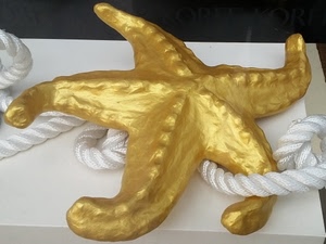 stella, oro, corda, bianco, tavolo, intreccio, marina, dorato