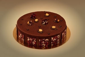 torta, dolce, cioccolato, decorazioni, marrone, cerchio, cibo, oro, cacao, dorato, rotondo, riflesso, decorazione, piatto