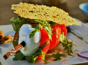 mozzarella, pomodoro, cibo, rucola, rosso, spiedino, pomodori, piatto, formaggio, pane, bianco