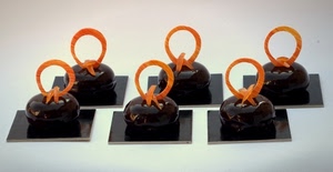cerchi, nero, dolci, sei, cioccolato, glassa, anelli, marrone, cibo, arancio, arancione