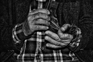 mani, camicia, dita, bianconero, giacca, scozzese, bottoni, unghie, uomo, quadretti, bottone, quadrati, lavoro