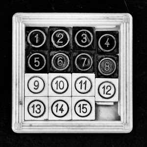 numeri, gioco, nero, quadrato, bianco, cerchi, quadrati, bianconero, cornice, quindici, caselle, cerchio, tessere
